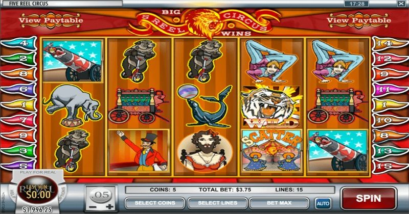 Play in 5 Reel Circus Slot Online from Rival Gaming for free now | www.cmit.cc