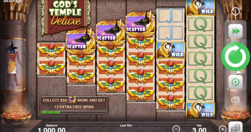 Play in God's Temple Deluxe slot online from Booongo for free now | www.cmit.cc